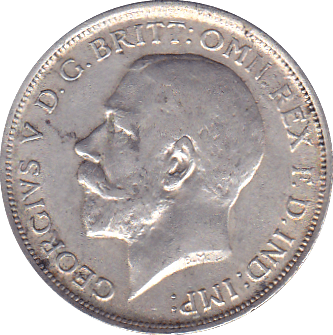 1918 FLORIN ( GVF ) B - Florin - Cambridgeshire Coins