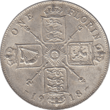 1918 FLORIN ( GVF ) D - Florin - Cambridgeshire Coins