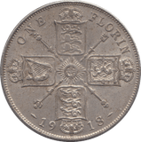 1918 FLORIN ( GVF ) - Florin - Cambridgeshire Coins