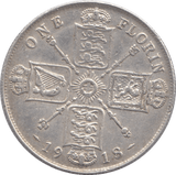 1918 FLORIN ( GVF ) - FLORIN - Cambridgeshire Coins
