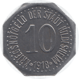 1918 GERMANY 10 PFENNIG - WORLD COINS - Cambridgeshire Coins