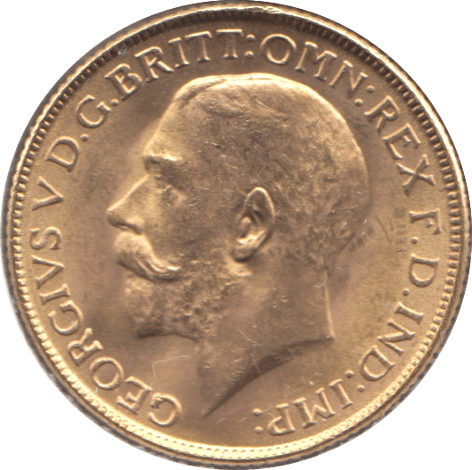 1918 GOLD SOVEREIGN BOMBAY MINT ( UNC ) - Sovereign - Cambridgeshire Coins