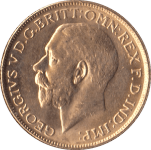 1918 GOLD SOVEREIGN ( UNC ) BOMBAY MINT - Sovereign - Cambridgeshire Coins