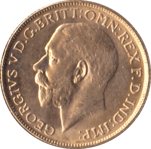 1918 GOLD SOVEREIGN ( UNC ) BOMBAY MINT - Sovereign - Cambridgeshire Coins