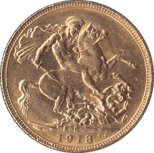 1918 GOLD SOVEREIGN ( UNC ) PERTH MINT - Sovereign - Cambridgeshire Coins