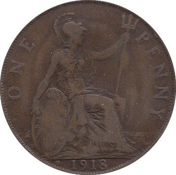 1918 H PENNY ( GF ) A - Penny - Cambridgeshire Coins