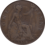 1918 H PENNY ( GF ) A - Penny - Cambridgeshire Coins