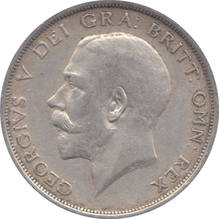 1918 HALFCROWN ( GVF ) 5 - Halfcrown - Cambridgeshire Coins