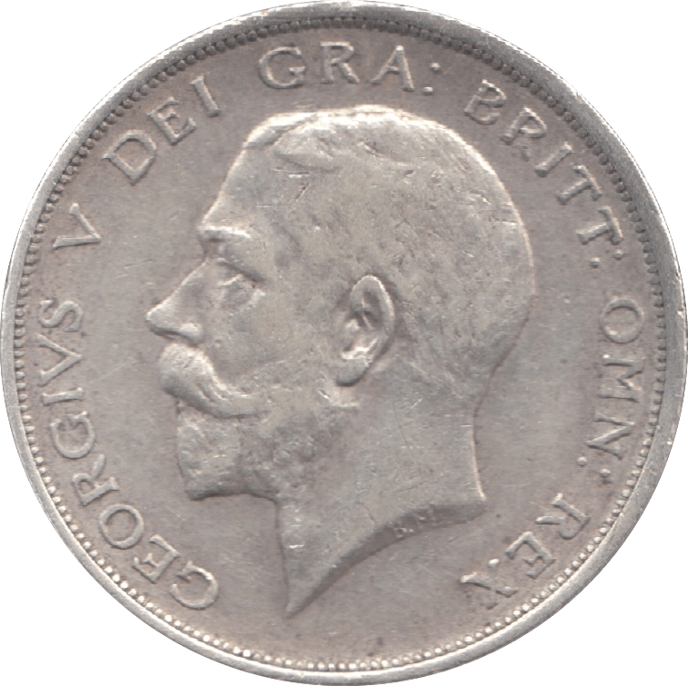 1918 HALFCROWN ( GVF ) 6 - Halfcrown - Cambridgeshire Coins