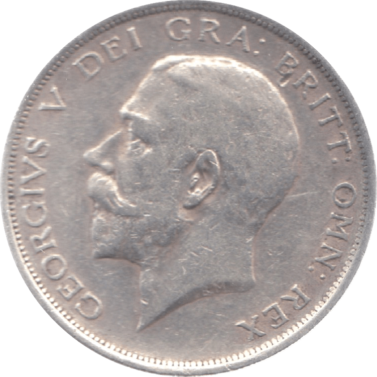 1918 HALFCROWN ( GVF ) 6 - Halfcrown - Cambridgeshire Coins