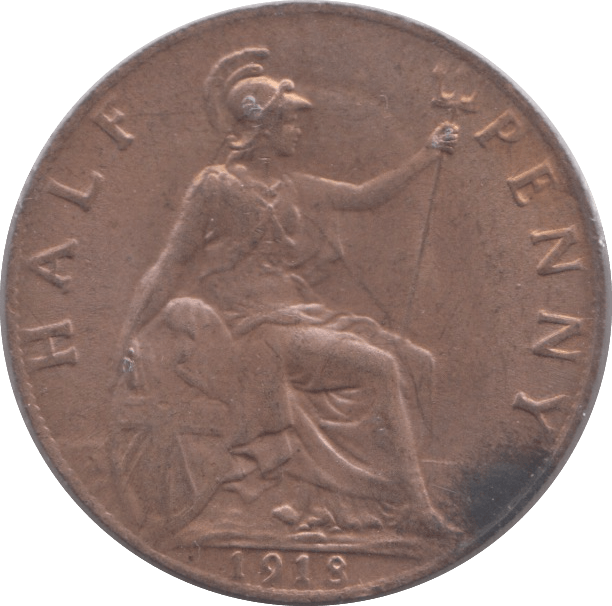 1918 HALFPENNY ( BU ) - Halfpenny - Cambridgeshire Coins