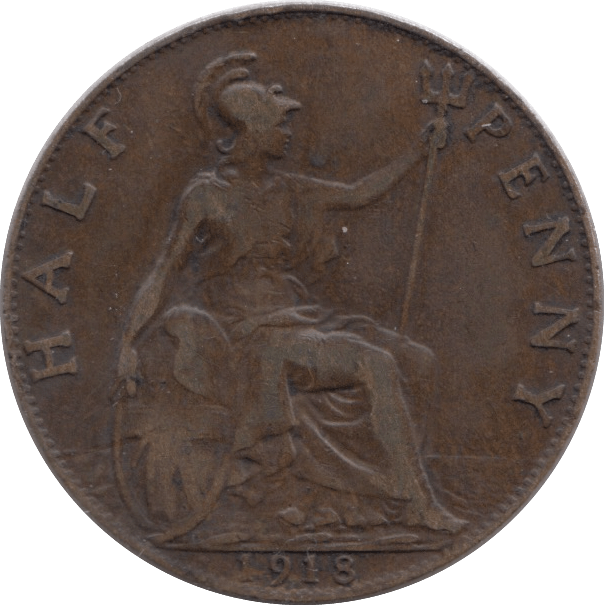 1918 HALFPENNY ( GF ) - Halfpenny - Cambridgeshire Coins
