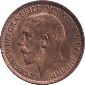 1918 HALFPENNY ( UNC ) - Halfpenny - Cambridgeshire Coins