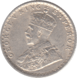1918 INDIA SILVER 1/4 RUPEE - SILVER WORLD COINS - Cambridgeshire Coins