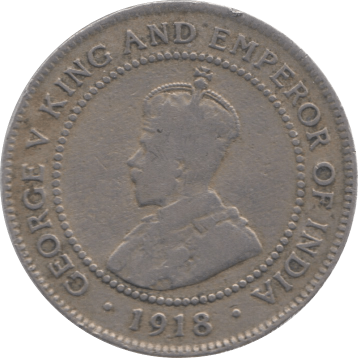 1918 JAMAICA ONE PENNY - WORLD COINS - Cambridgeshire Coins