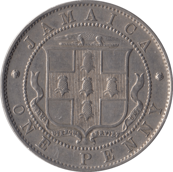 1918 JAMAICA ONE PENNY - WORLD COINS - Cambridgeshire Coins