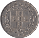 1918 JAMAICA ONE PENNY - WORLD COINS - Cambridgeshire Coins