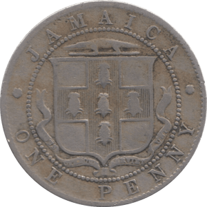 1918 JAMAICA ONE PENNY - WORLD COINS - Cambridgeshire Coins