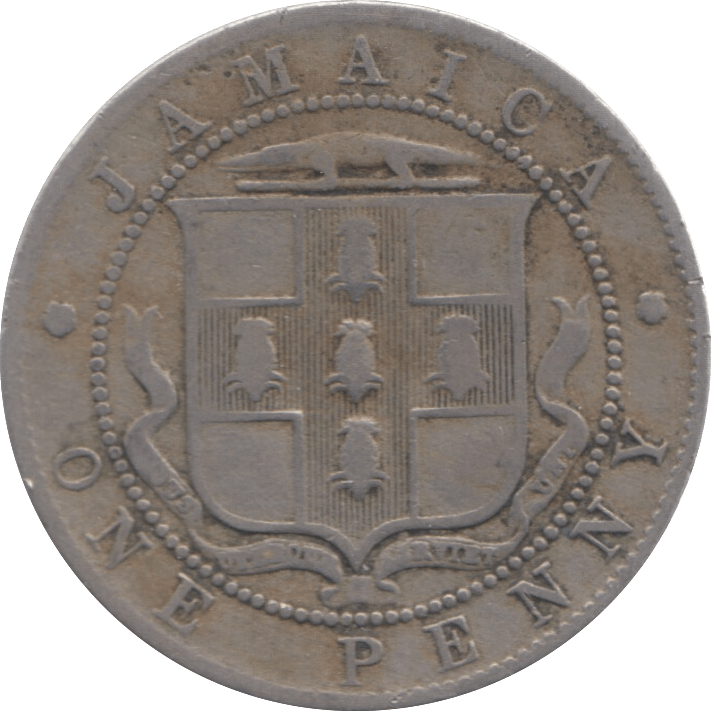1918 JAMAICA ONE PENNY - WORLD COINS - Cambridgeshire Coins