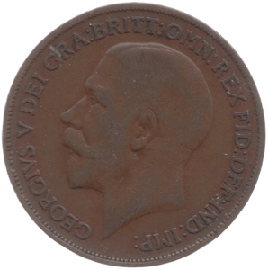 1918 KN PENNY ( FINE ) 1 - Penny - Cambridgeshire Coins
