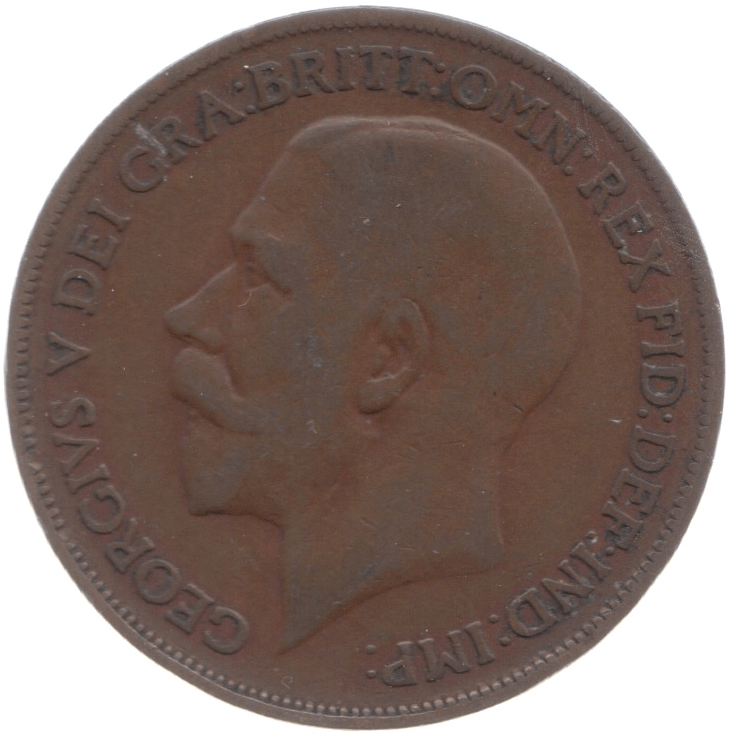 1918 KN PENNY ( FINE ) 1 - Penny - Cambridgeshire Coins