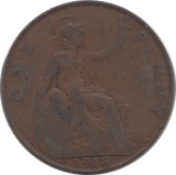 1918 KN PENNY ( FINE ) 3 - Penny - Cambridgeshire Coins
