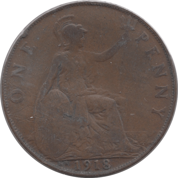 1918 KN PENNY ( FINE ) - Penny - Cambridgeshire Coins