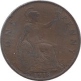 1918 KN PENNY ( FINE ) - Penny - Cambridgeshire Coins