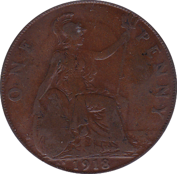1918 KN PENNY ( GF ) B - Penny - Cambridgeshire Coins