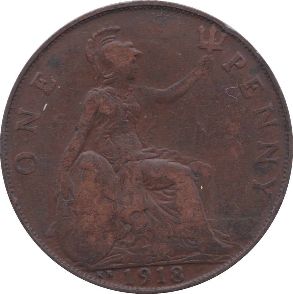 1918 KN PENNY ( GF ) C - Penny - Cambridgeshire Coins