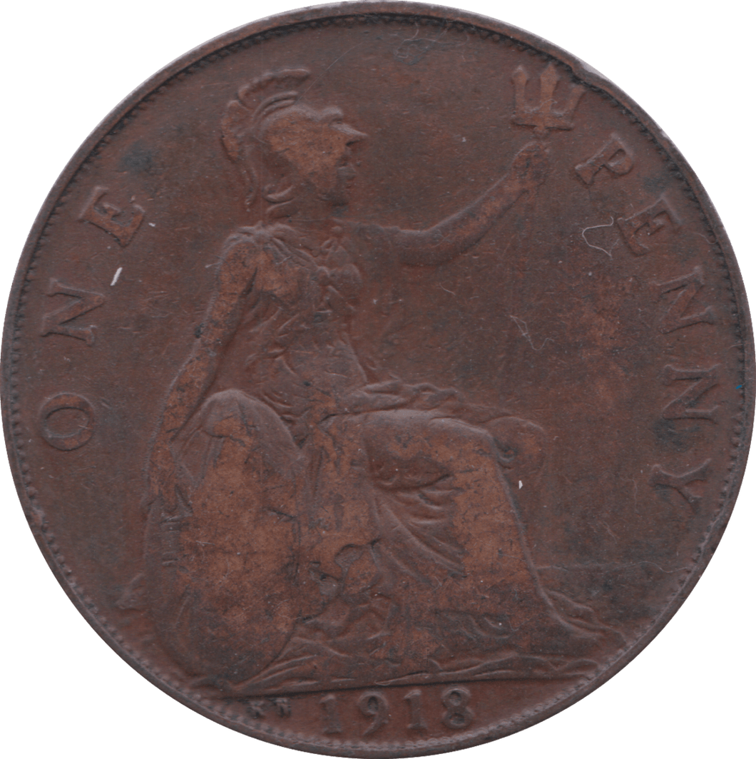 1918 KN PENNY ( GF ) C - Penny - Cambridgeshire Coins