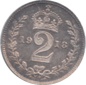 1918 MAUNDY TWOPENCE ( UNC ) - Maundy Coins - Cambridgeshire Coins