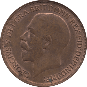1918 PENNY 1 ( AUNC ) 25 - Penny - Cambridgeshire Coins