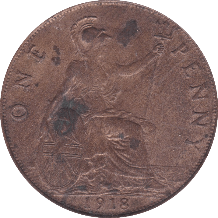 1918 PENNY ( EF ) - Penny - Cambridgeshire Coins