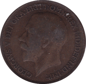 1918 PENNY ( F ) H - Penny - Cambridgeshire Coins