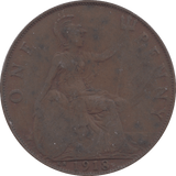 1918 PENNY ( F ) KN 2 - Penny - Cambridgeshire Coins