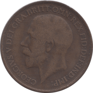 1918 PENNY ( FINE ) H - Penny - Cambridgeshire Coins