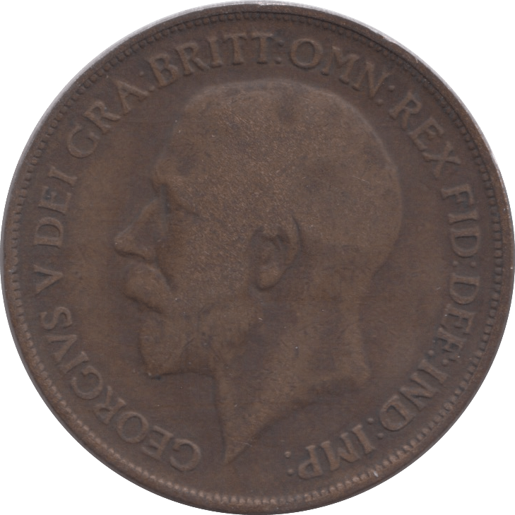 1918 PENNY ( FINE ) H - Penny - Cambridgeshire Coins