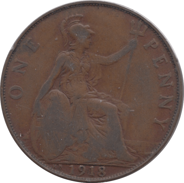 1918 PENNY ( FINE ) KN 8 - Penny - Cambridgeshire Coins