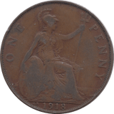 1918 PENNY ( FINE ) KN 8 - Penny - Cambridgeshire Coins