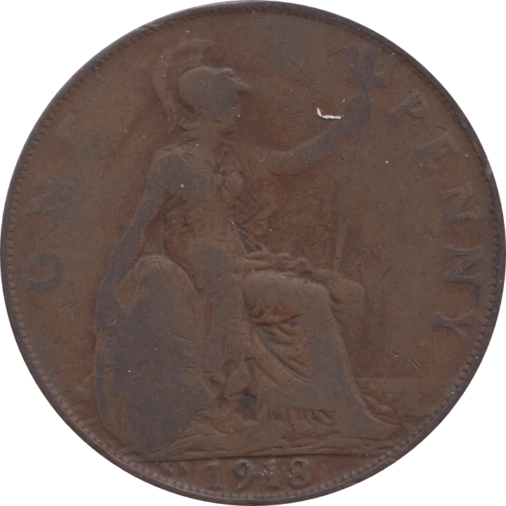 1918 PENNY ( FINE ) KN I - Penny - Cambridgeshire Coins
