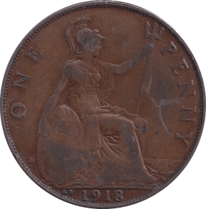 1918 PENNY ( GF ) KN 1 - Penny - Cambridgeshire Coins