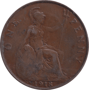 1918 PENNY ( GF ) KN 2 - Penny - Cambridgeshire Coins