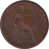 1918 PENNY ( GF ) KN 2 - Penny - Cambridgeshire Coins