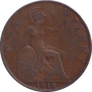 1918 PENNY ( GF ) KN 3 - Penny - Cambridgeshire Coins