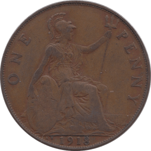 1918 PENNY ( GF ) KN 3 - Penny - Cambridgeshire Coins