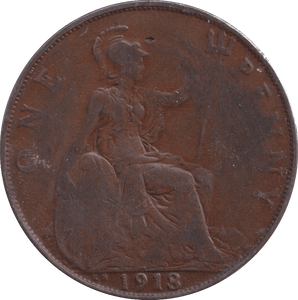 1918 PENNY ( GF ) KN 4 - Penny - Cambridgeshire Coins