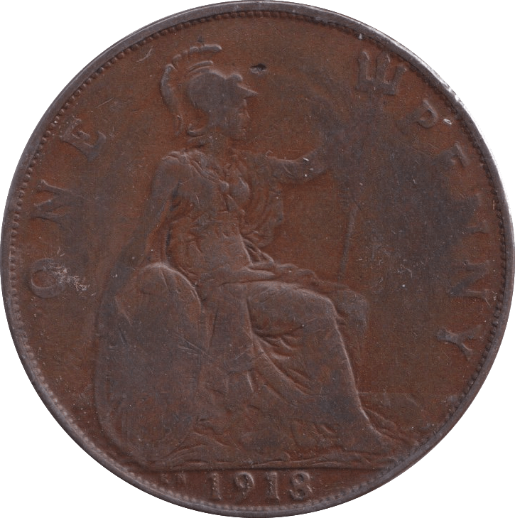 1918 PENNY ( GF ) KN 4 - Penny - Cambridgeshire Coins