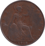 1918 PENNY ( GF ) KN 4 - Penny - Cambridgeshire Coins