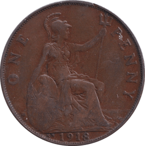 1918 PENNY ( GF ) KN 5 - Penny - Cambridgeshire Coins